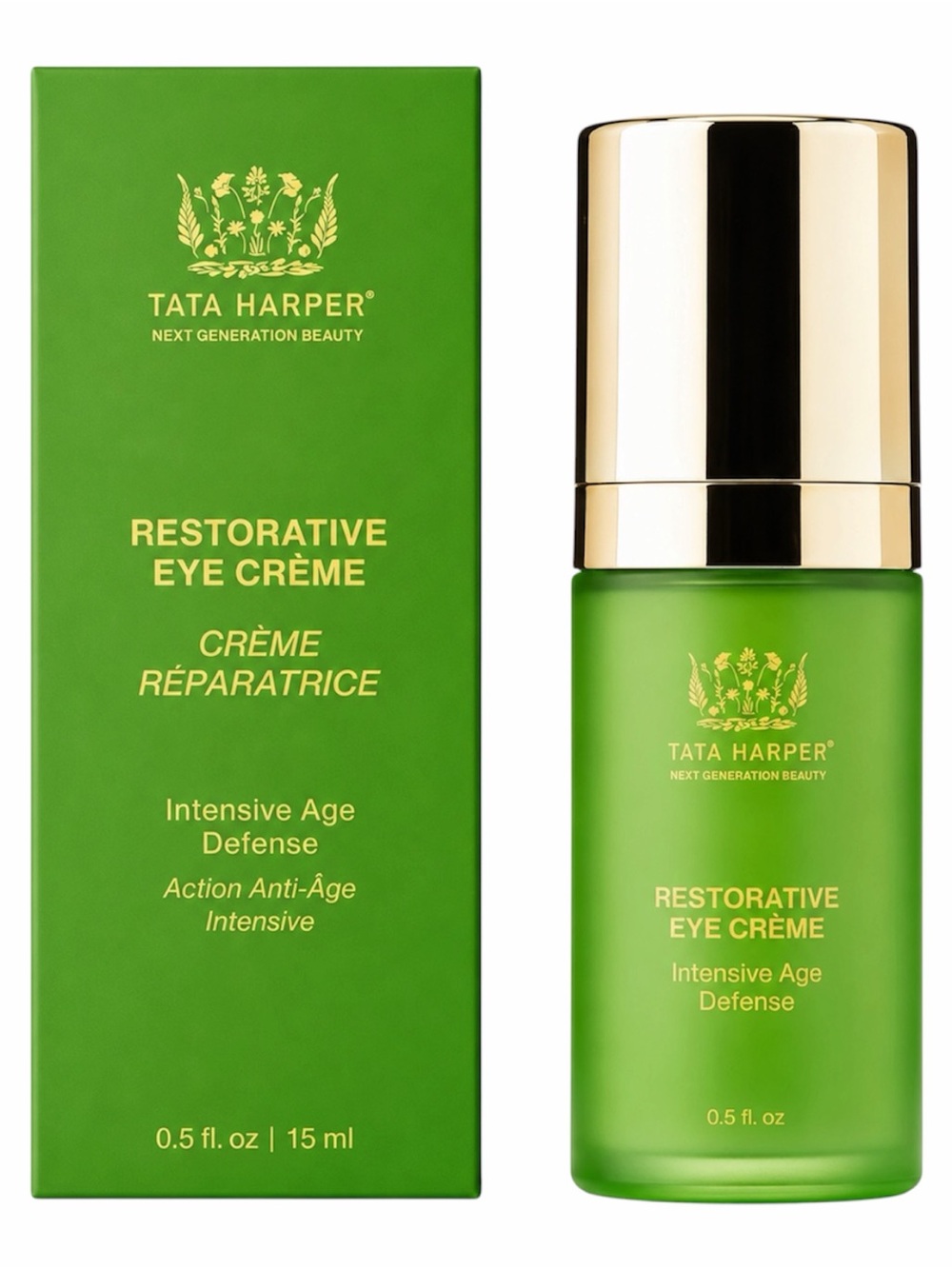 TATA HARPER ANTI-AGING REFILLABLE EYE CREAM FOR DARK CIRCLES & BRIGHTENING 15ML